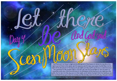 Creation Day 4 ~ Sun, Moon, Stars ~ Links | Bible posters, Bible, Free bible