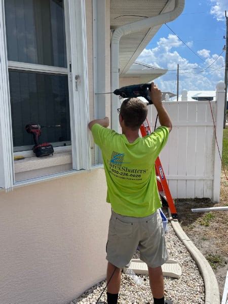 Accordion Hurricane Shutters Installation Cape Coral FL - Eurex Shutters