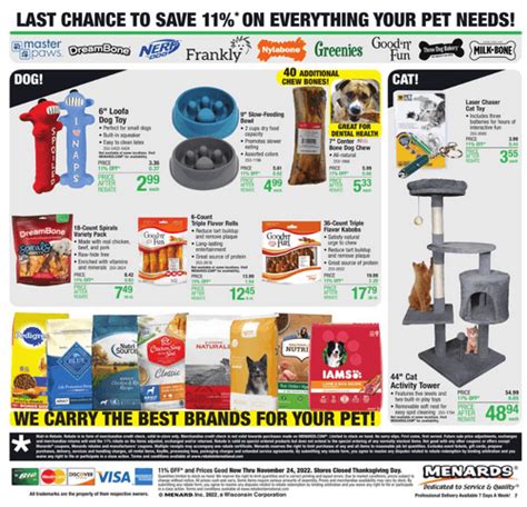 Menards Weekly Ad Nov 16 – Nov 23, 2022