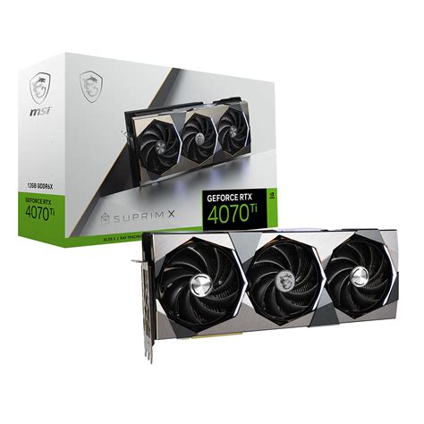 MSI GeForce RTX 4070 Ti SUPRIM X 12G - Carte graphique - LDLC | Muséericorde