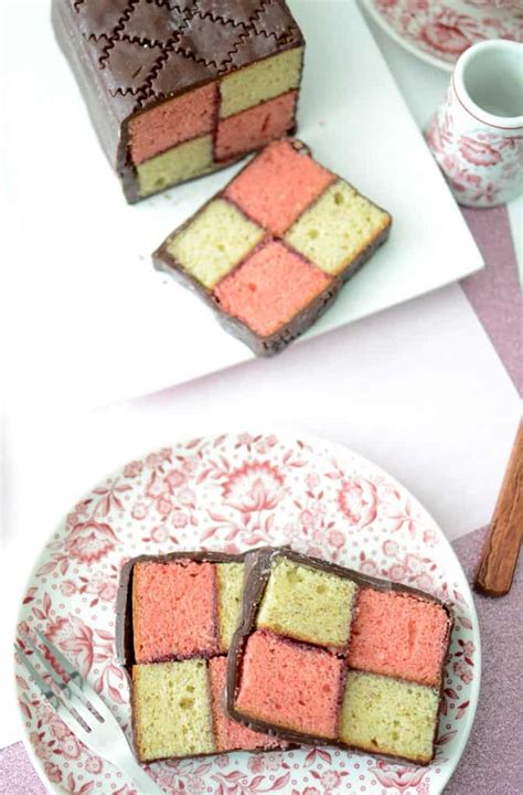 Battenberg Cake - Whisk Affair