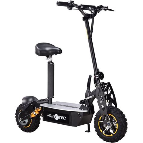 MotoTec Electric Scooter Eco-Friendly Adult Urban Seat Foldable 48v ...