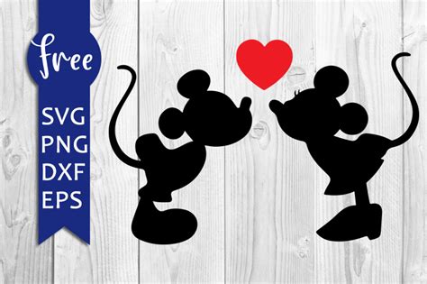 Mickey Minnie kiss svg free, disney svg free, mickey svg free, digital download, shirt design ...