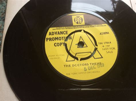 The Tony Hatch Orchestra – The Doctor's Theme (1969, Vinyl) - Discogs