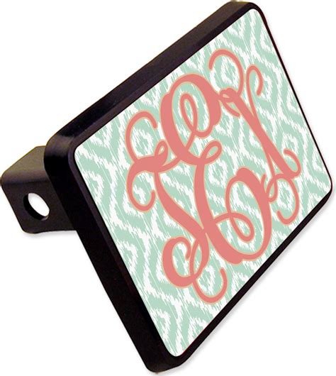 Custom Monogram Rectangular Trailer Hitch Cover - 2" | YouCustomizeIt