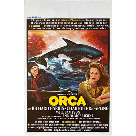 ORCA Belgian Movie Poster - 14x21 in. - 1977