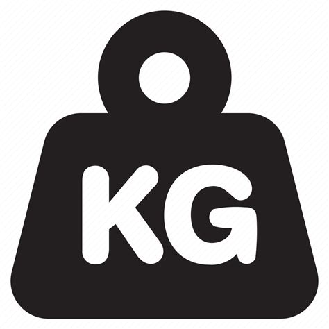 Fitness, kettlebell, kg, kilogram, mass icon - Download on Iconfinder