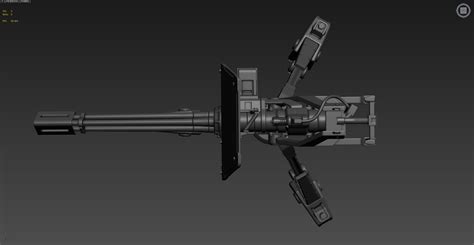 [WIP] Halo Reach - Heavy Machine Gun — polycount