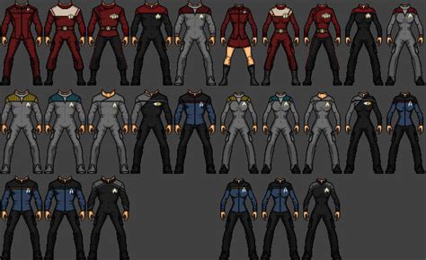 Starfleet Academy Uniforms by Shepard137 on DeviantArt