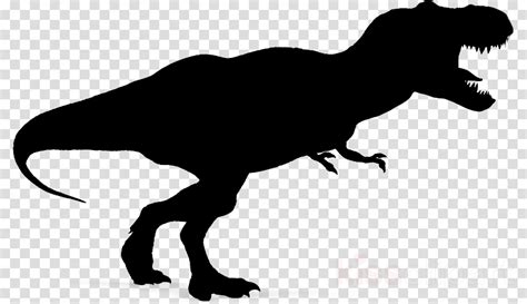 Dinosaur Silhouette T Rex Clipart Tyrannosaurus Triceratops - Dinosaur Silhouette Clipart - Png ...