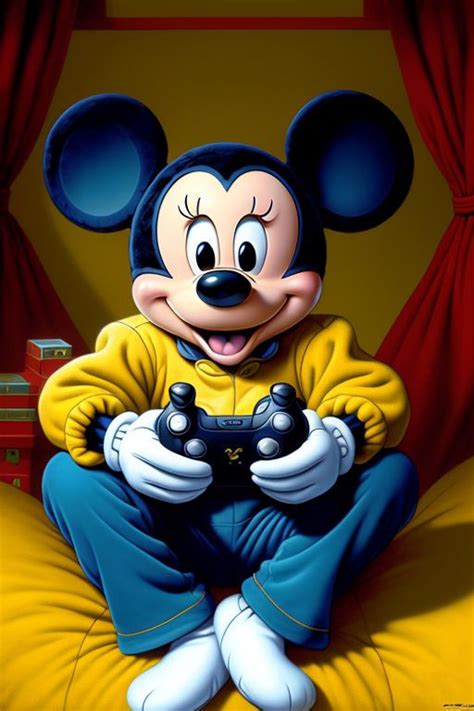 Mickey Mouse playing video games | Cartoon wallpaper hd, Cartoon ...