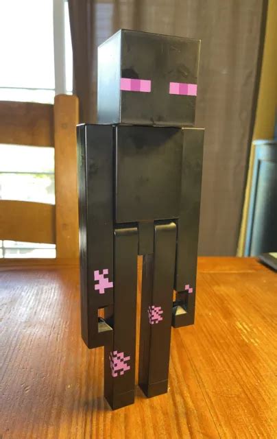 MINECRAFT ENDERMAN LARGE Scale Action Figure 11” Inches Mojang MATTEL ...