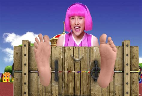 LazyTown Stephanie Feet In The Stocks by Resius on DeviantArt