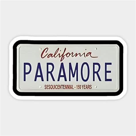 Paramore Tour Sticker in 2024 | Paramore, Stickers, Funny stickers