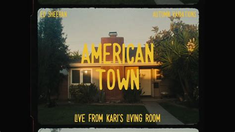 Ed Sheeran - American Town (Live From Kari's Living Room) - YouTube Music