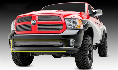 Ram 1500 Bumper Grille 13-18 Dodge Ram 1500 Aluminum Polished Billet Series T-REX Grilles - 25458