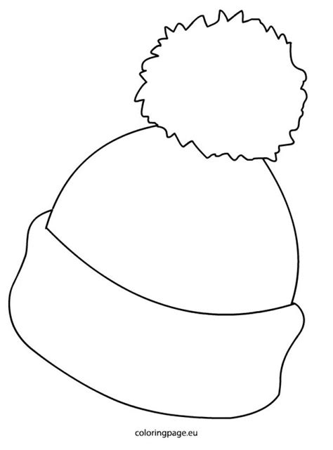 Winter Hat Picture Coloring Page In Awesome And Also Beautiful Winter Hat Coloring Page Intended ...