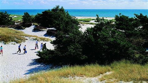 The stunning, white-sand beach at Dueodde on the Southern tip of Bornhom #sand #summer #bornholm ...