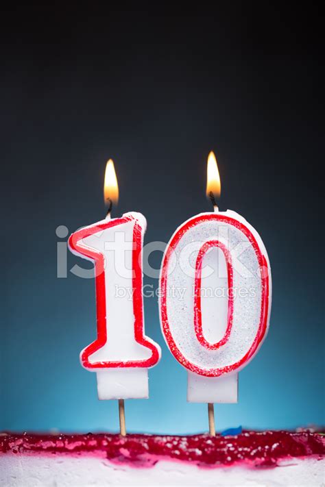 10th Birthday Candles Stock Photo | Royalty-Free | FreeImages