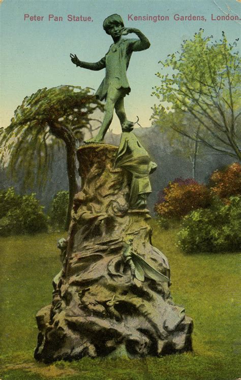 Peter Pan statue, Kensington Gardens, London – All Items – Digital Archive : Toronto Public Library