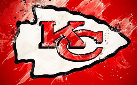 Download wallpapers Kansas City Chiefs, 4k, logo, grunge art, American ...