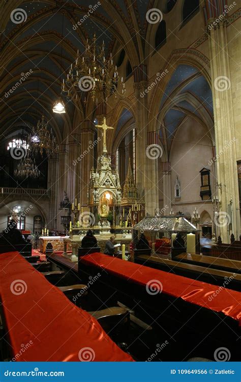 Interior of Zagreb Cathedral Editorial Photo - Image of architecture, sacred: 109649566