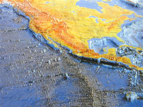 World Ocean Floor Raised Relief 3D map – RaisedRelief.com