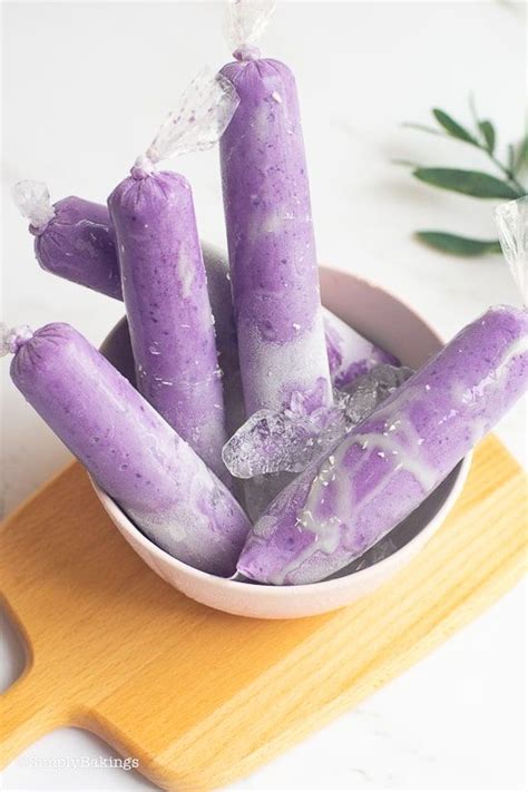 Easy Ube Ice Candy - Simply Bakings | Recipe | Ice candy, Homemade ice cream, Flavor ice