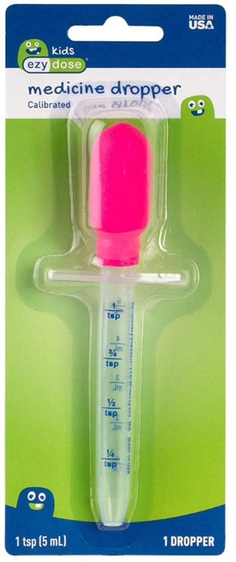 Ezy-Dose Kids Calibrated 5 mL Medicine Dropper 1 ea (Pack of 3) - Walmart.com - Walmart.com