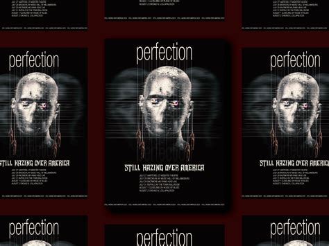 perfection poster design on Behance