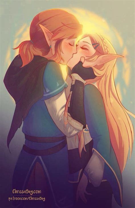 The Legend of Zelda Fan Art | 26 Epic Artworks. kissing couples drawing ...