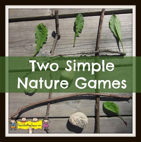 Two Simple Nature Games - How To Run A Home Daycare | Nature games, Natural playground, Daycare ...