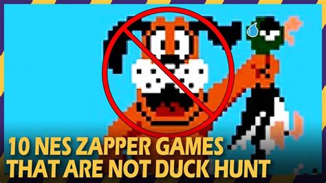 Top 10 NES Zapper Games that are NOT Duck Hunt | #ZOOMINGAMES - YouTube