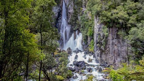 Tarawera Falls, New Zealand (DJI) - YouTube