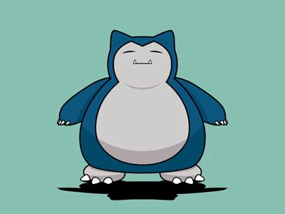 Pokemon GIF: Snorlax by Clint Hess on Dribbble