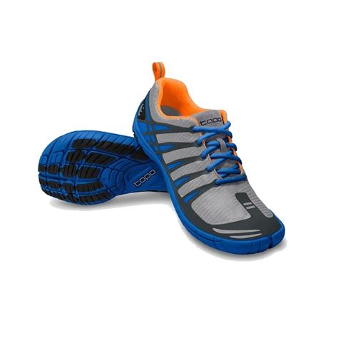 ST Mens Low Drop & Wide Toe Box Road Running Shoes Grey/Cobalt at ...