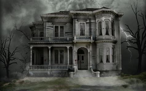 Haunted House - Halloween Wallpaper (16050708) - Fanpop