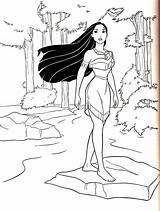Walt Disney Coloring Pages  Pocahontas Characters Photo sketch template