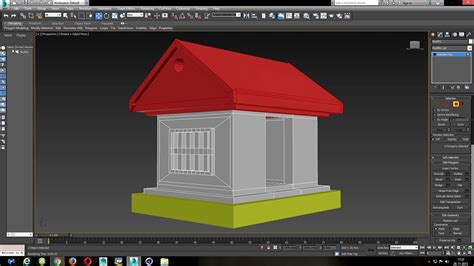 3ds Max Beginner Simple House Modeling Tutorial - YouTube