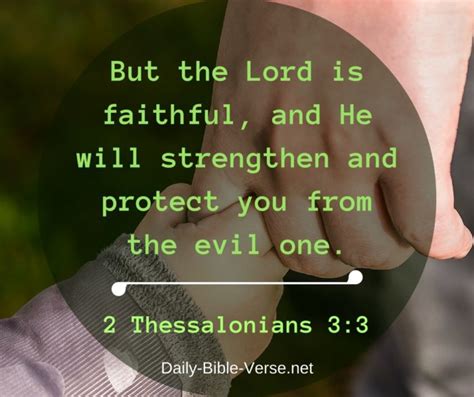 Daily Bible Verse | Promises of God | 2 Thessalonians 3:3 (NKJV)