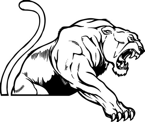 Panther Drawing Outline - ClipArt Best