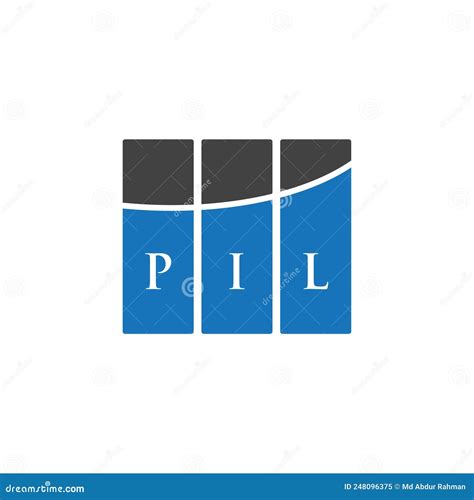 PIL Letter Logo Design on WHITE Background. PIL Creative Initials Letter Logo Concept. PIL ...