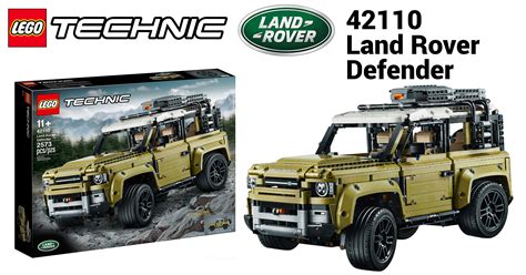 LEGO Technic 42110 Land Rover Defender officially unveiled [News] - The Brothers Brick | The ...