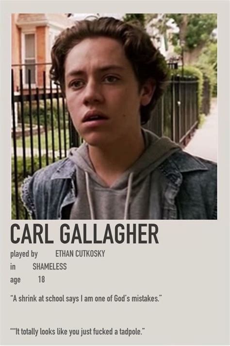 ‘carl gallagher’ | Carl gallagher, Shameless, Popular tv series