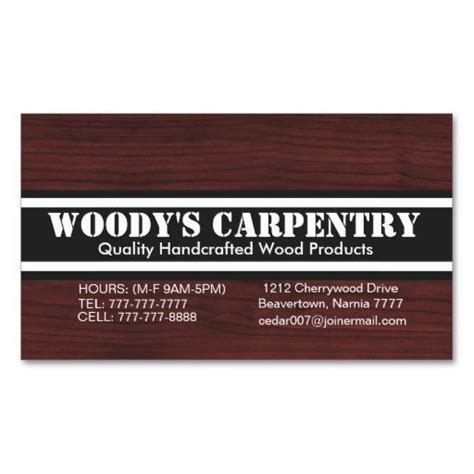 Carpentry Business Card | Zazzle.com | Carpentry, Woodworking furniture ...