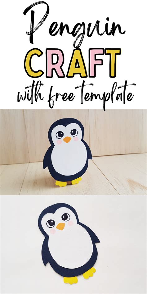 Free penguin papercraft printable – Artofit