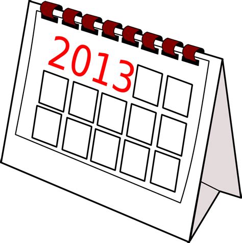 Year Calendar Clipart