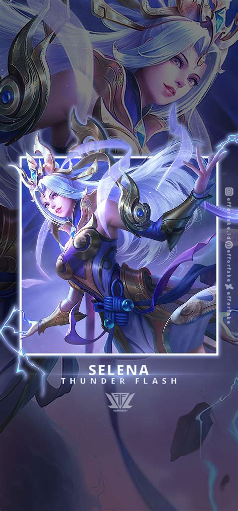 Selena Thunder Flash - Mlbb Wallpaper by efforfake on DeviantArt | Mobile legend wallpaper ...