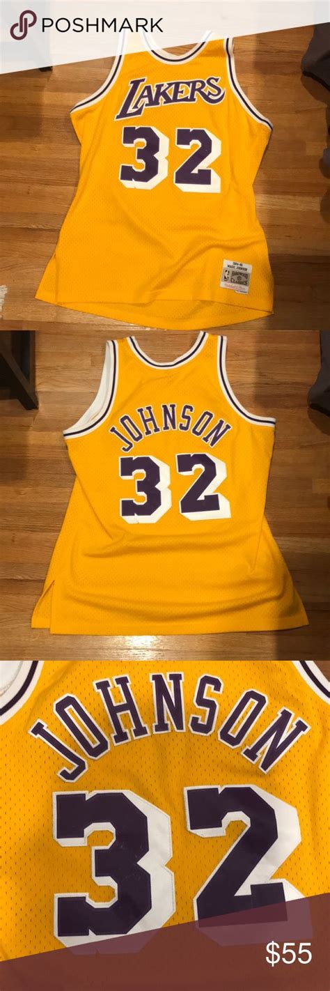 Mitchell and Ness Magic Johnson Lakers Jersey | Magic johnson lakers ...