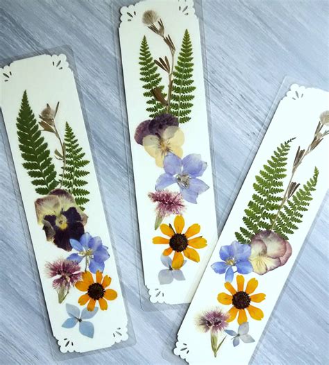 Dried Flower Bookmarks - ver-ver-pelicula-popular